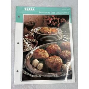 Vintage Southern living Five Star Recipes Meats 16‎ Inserts In Wrapper